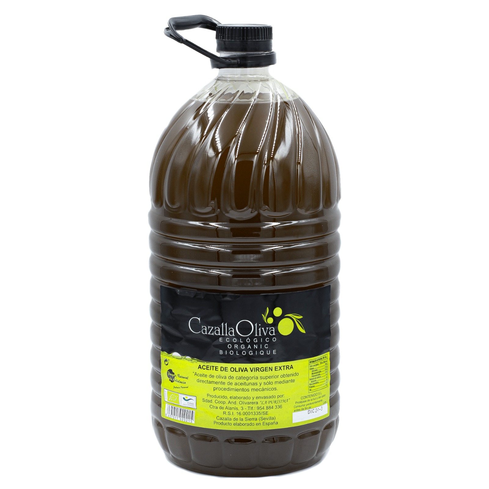 Garrafa 5 Litros Aceite de Oliva Virgen Extra