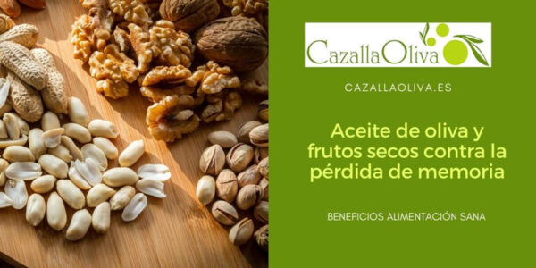 Aceite de oliva y frutos secos contra la pérdida de memoria