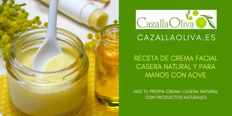 como hacer crema natural casera con aceite de oliva